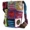 Ethnic Sling Bag - Purple Spiral