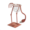 Hydroponic Home decor - Pink Metal Flamingo Des 3