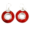 Silver Earrings 925 - Do-nuts