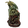 Dragon Castle Led Backflow Incense Burner