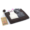 Pouch with Finger Puppets - Elephant and Mouse