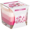 Rainbow Jar Candle - Rose