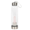 Rose Quartz Purifying Glass Water Bottle