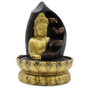 Tabletop Water Feature - 30cm - Golden Buddha and Pouring Pots