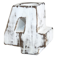 Wooden Birthday Numbers - No. 4