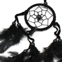 Bali Dreamcatchers - Small Round - Black, White, Red