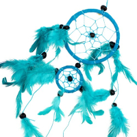 Bali Dreamcatchers - Medium Round - Turq, Pink, Purp
