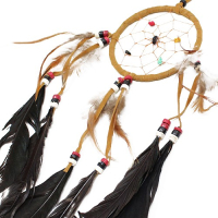 Bali Dreamcatchers - Medium Round - Cream, Coffee, Choc
