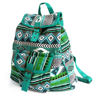 Jacquard Bag - Chocolate Student Back