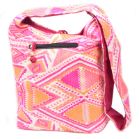 Lrg Natural 6oz Cotton Bag 38x42cm - WHALES