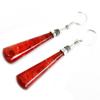 Silver Earrings 925 - Long Teardrop