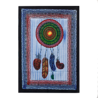 Hand brushed Cotton Wall Art -Dreamcatcher