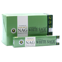 Golden Nag - White Sage Incense 15g