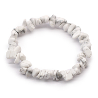 Chip stone Bracelet - White Jasper