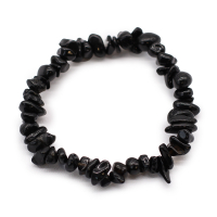 Chip stone Bracelet - Black Agate
