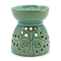 Tree of Life Oil Burner - Blue