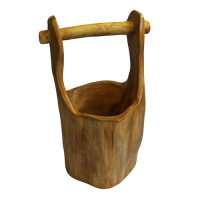 Teak Well Buckets approx. 28cm