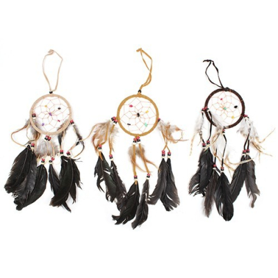 Bali Dreamcatchers - Medium Round - Cream, Coffee, Choc