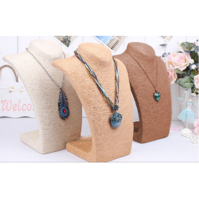 Med Necklace Display - Coffee