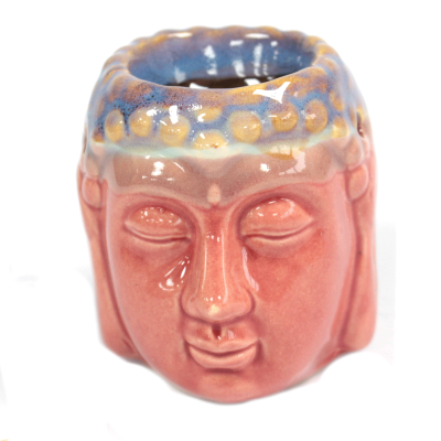 Buddha Oil Burner - Rose and Teal