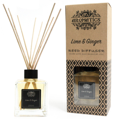 Lime and Ginger Essential Oil Reed Diffuser 200ml