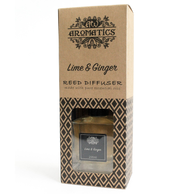 Lime and Ginger Essential Oil Reed Diffuser 200ml