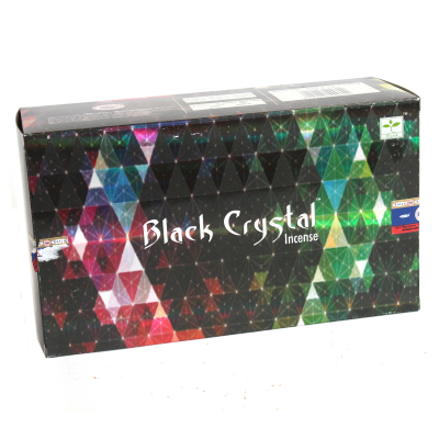 Satya Black Crystal Incense - 15gram