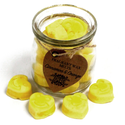 Soy wax Melts Jar - Cinnamon and Orange