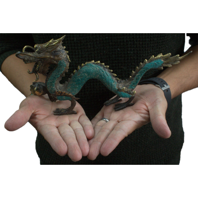 Fengshui - Med Dragon with Ball - 27cm