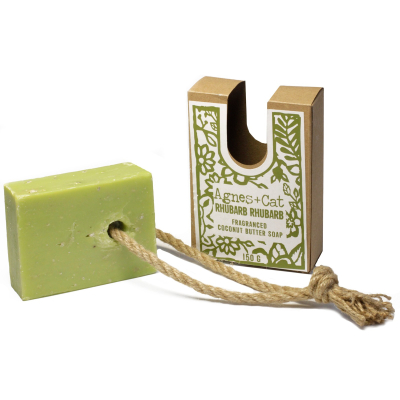Soap On A Rope - Rhubarb Rhubarb