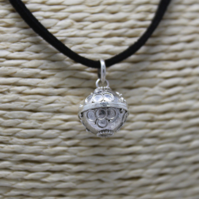 Silver Angel Bell - Grace - 12mm