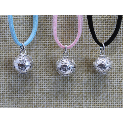 Silver Angel Bell - Grace - 12mm