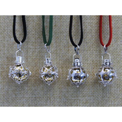 Silver Angel Bell - Dreams - 18mm
