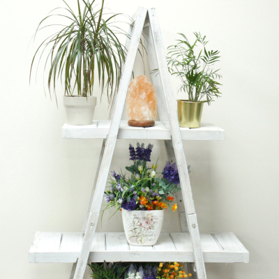 Folding A Frame Display - Whitewash