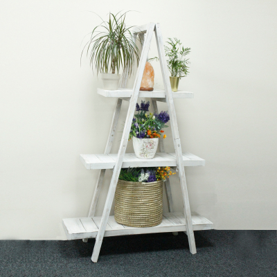 Folding A Frame Display - Whitewash
