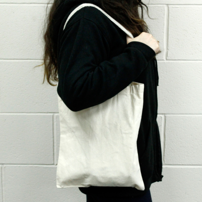 Medium Natural Cotton Bag 35x30cm 6oz
