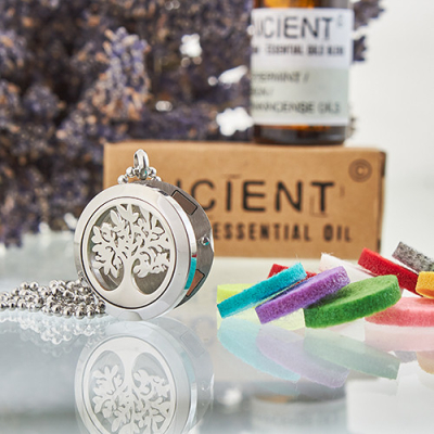 Aromatherapy Diffuser Necklace - Tree of Life 25mm