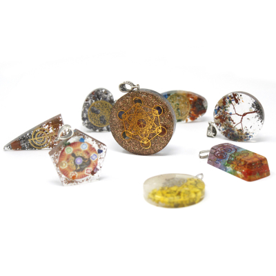 Orgonite Power Pendant - Heart Tree of Life