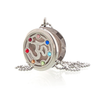 Aromatherapy Jewellery Necklace - Om Chakra - 30mm