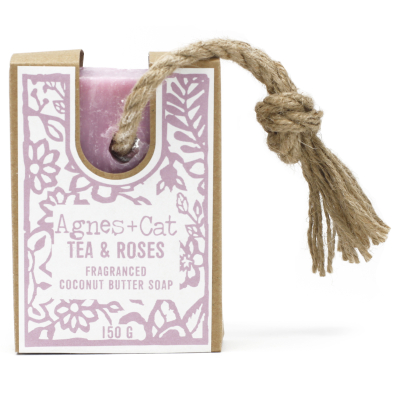 Soap On A Rope - Tea and Roses