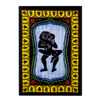 Hand brushed Cotton Wall Art - Kamasutra