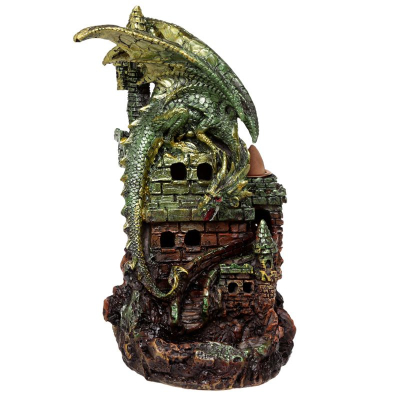 Dragon Castle Led Backflow Incense Burner