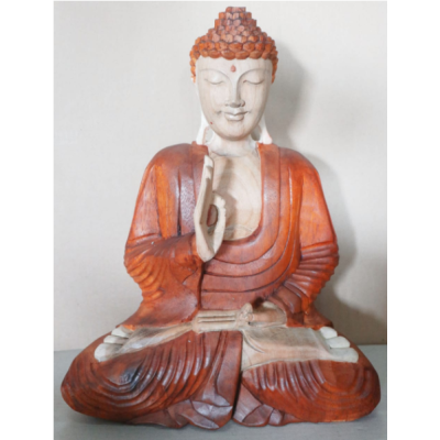 Hand Carved Buddha Statue - 40cm Teaching Transmission