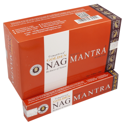 Golden Nag - Mantra Incense 15g