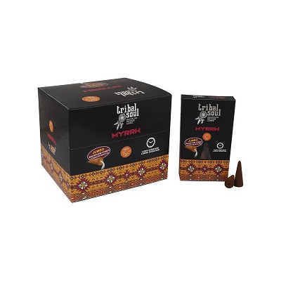 Tribal Soul Backflow Incense Cones - Myrrh