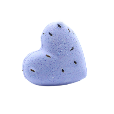 Love Heart Bath Bomb 70g - French Lavender
