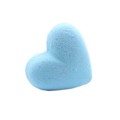 Love Heart Bath Bomb 70g - Baby Powder