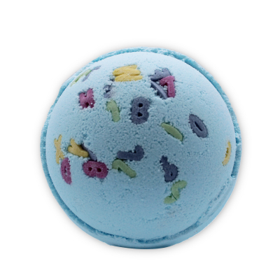Alphabet Bath Bomb - Pomegranate and Cassis