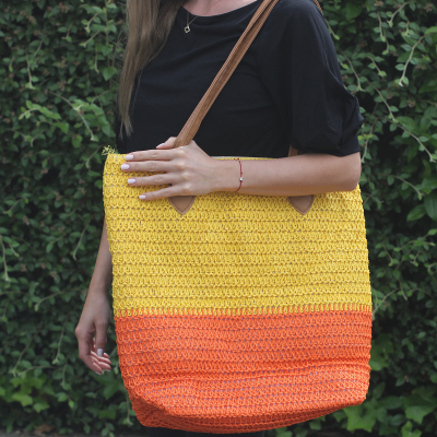 Back to the Bazaar Bag - Yellow and Orange