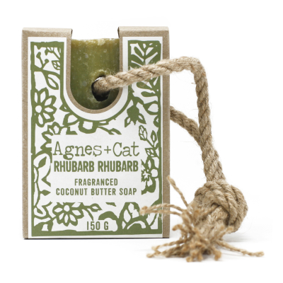 Soap On A Rope - Rhubarb Rhubarb